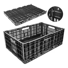 Canasto Plegable Plastico 60x40x20 Caja Organizador Apilable