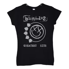 Polera Mujer Blink 182 Greatest Hits Punk Abominatron