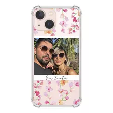 Capa Capinha Case Floral Polaroid Modelo 9 Pers. Para iPhone