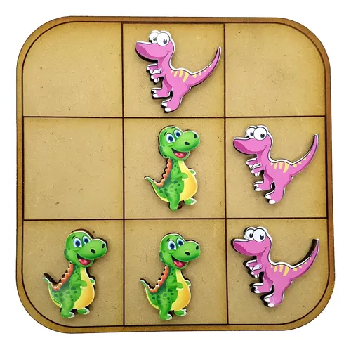 Tateti De Dinosaurios Cumple Infantil Souvenir Ta-te-ti X10