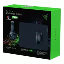 Kit Gamer Razer Next Level Bundle Mouse+ Fone+ Mouse Pad