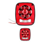 Plafon Calavera 9 Led Tipo Jeep Remolque Caja Slim 12-24v