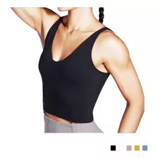 Crop Top Deportivo Mujer Gym Correr Yoga Transpirable Ekinio