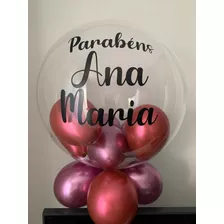 Bexiga Balões Nome Personalizado Balão Para Aniversario Kit