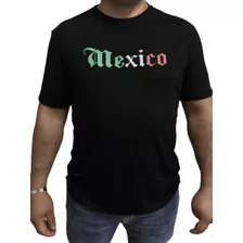 Playera Casual Mexico Comoda Fresca Hombre