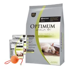 Alimento Gato Optimum Adultos 10 Kg + Promo!