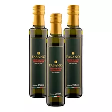 Kit 03 Un Azeite Fasano 100% Italiano Extravirgem 250 Ml 