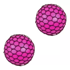 2 Squishy Mesh Ball Anti Stress Fidget Bola Uva Squeeze 2018