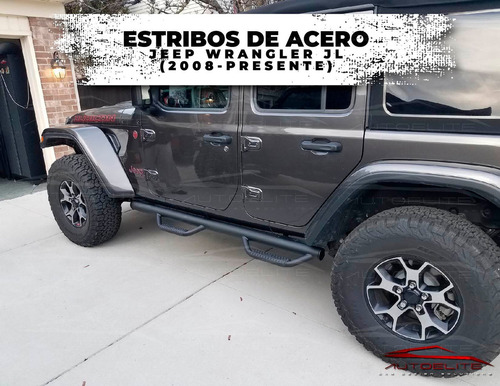 Estribos Acero Con Escalon Jeep Jl 2018-2024 Torus Foto 4
