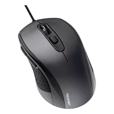 Mouse Tecknet, Con Cable/ 3600dpi/6 Botones/negro