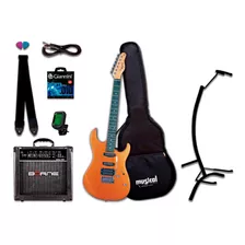 Guitarra Tagima Tg-510 Mgy Kit Completo C/ Amp Borne G-30