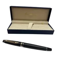 Pluma Fuente Estilográfica Waterman Expert Matt Black P/med