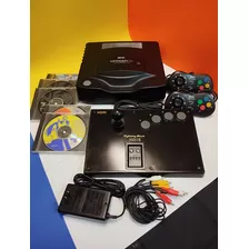 Neo Geo Cd Snk Completo Con Juegos Y Joystick Hori. Ntsc-j.