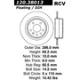 Disco Frenos  Trasera Para Saab 9-5   2002