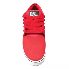 Zapatilla Ancha Lona Skater California Roja The Dark King