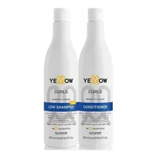 Kit Shampoo + Acond Curls Rizos Yellow Antifrizz Hidratación