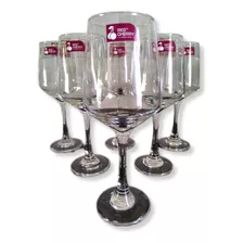 Copa De Vino Cristal Set X6 - Calidad Premium 