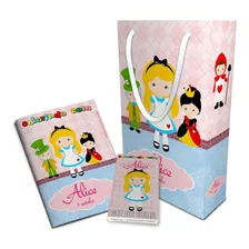 40 Kits Colorir 15x20 E Sacolinhas Personalizadas Grandes