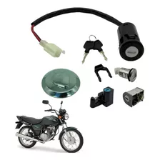 Conjunto Chave Ignição Travas Honda Cg Fan 125 2005 A 2008