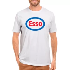 Camiseta Posto De Gasolina Esso - 100% Algodão 