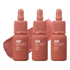 3 Tinta De Labios Ink Velvet N° 22 Bouquet Nude - Peripera