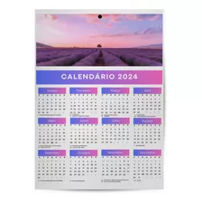 500 Calendários De Parede Personalizado 240g Fosco (30x21)