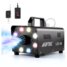 Agptek - Mquina De Niebla, Mquina De Humo Led Porttil De 500