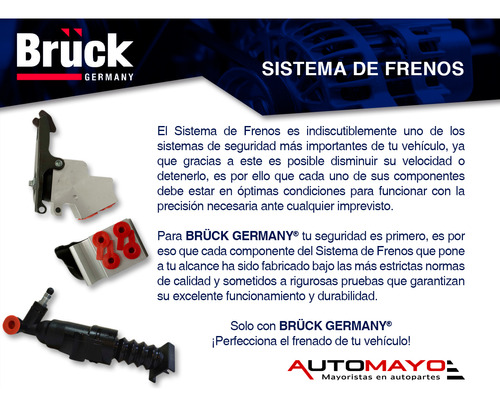 Una Bomba De Frenos Bruck Caddy L4 1.6l 2015-2020 Foto 4