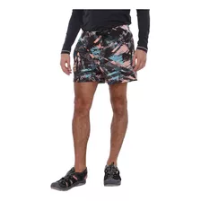 Short De Hombre Malla Bolsillo Montagne Bora Secado Rapido 