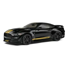 Miniatura Ford Mustang Shelby Gt500-h 2023 Preto 1:18 Solido