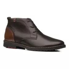 Bota Coturno Masculino Em Couro Natural Pegada Original Novo