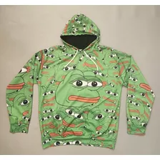 Divertida Sudadera Con Capucha Pepe The Frog Sad Face Meme