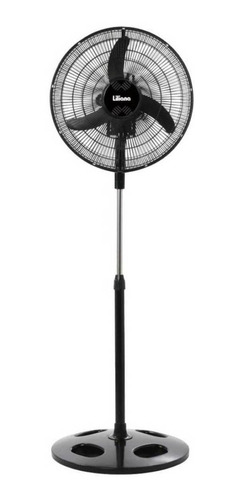Ventilador De Pie Liliana Vprn18 Negro Con 3 Palas De  Plástico, 18  De Diámetro 220 v