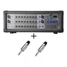 Backstage Consola Amplificada 6l4 (usb - Fm -control Remoto)