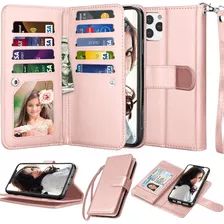 Funda Billetera Para iPhone 11 Pro Max (color Rosa)