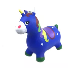 Pony Unicornio Saltarín De Goma Con Sonido Colores Niños