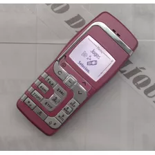 Celular Nokia 1100 Rosa Diferenciado Simples Lindo Antigo
