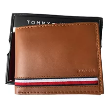 Billetera Tommy Hilfiger Cuero Importadas Original En Caja Estuche Super Regalo Con Protector Tarjetas Contact Less