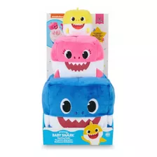 Baby Shark Peluches Anidables De La Familia Musical Set De 3