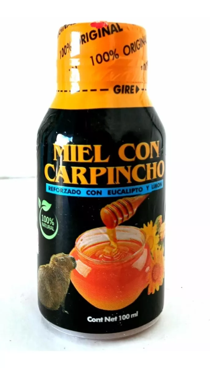 Miel De Carpincho X 250ml Reforzada Con Eucalipto Y Limon