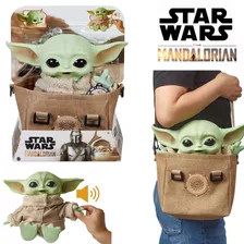 Star Wars Baby Yoda Con Bolso De Transporte The Mandalorian