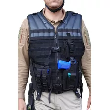 Chaleco Táctico Policía Tipo Federal Nacional Sistema Molle 