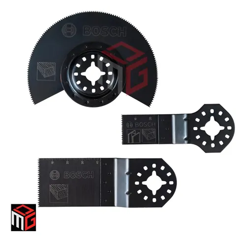 Set Accesorios Bosch Sierra Multicortadora Madera X 3u Dgm