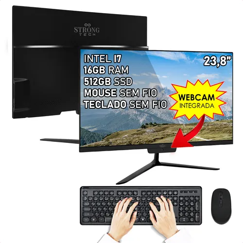 Terceira imagem para pesquisa de computador touch screen all in one i7 32gb 512gb preto ital