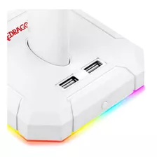 Suporte Para Headset Scepter Rgb Pro Branco