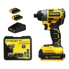 Taladro Impacto Inalambrico 20v Brushles Sbi20s2k Stanley