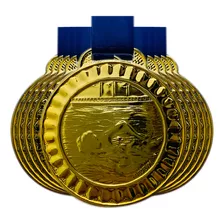 Kit Medalhas150un Natação Olimpíadas 4.5cm Ouro Prata Bronze