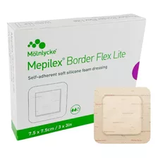 Mepilex Border Lite Curativo De Espuma Molnlycke 7,5x7,5 5un