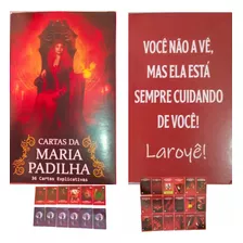 Baralho Maria Padilha 36 Cartas Coloridas Oráculo E Manual