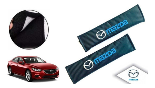 Par Almohadillas Cubre Cinturon Mazda 6 2014 A 2018 Foto 7